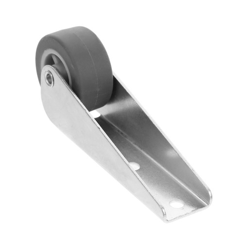 Side mounted wheels - mounted, door