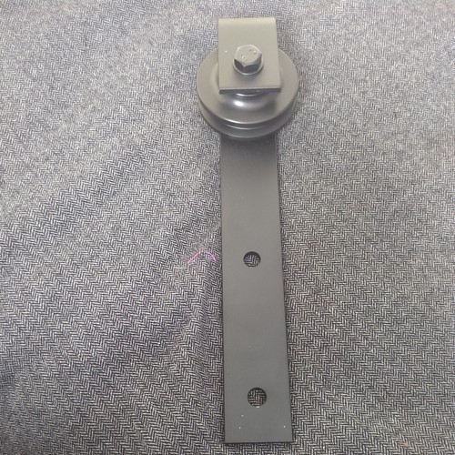 Barn door track roller strap - track,