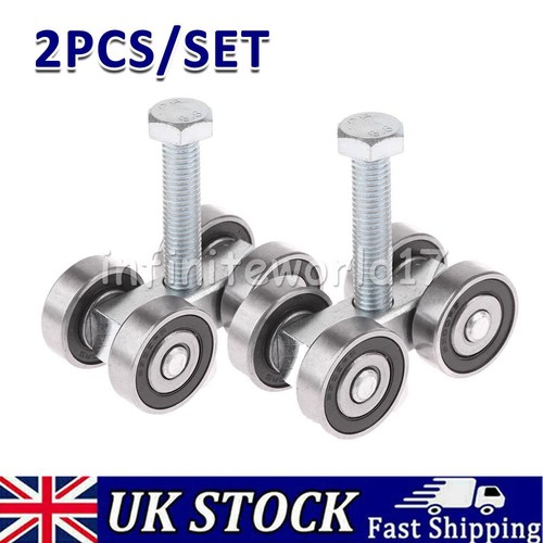 Steel sliding track wheel - 2x,